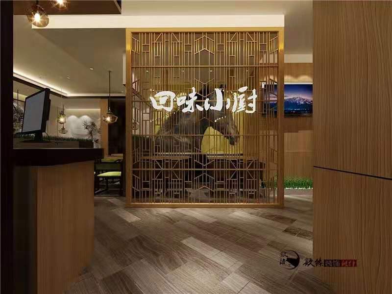 銀川回廚餐廳裝修設(shè)計案例_nxjdhl_銀川餐廳裝修公司_PY